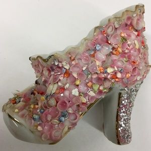 Vintage Porcelain Shoe Shaped Planter